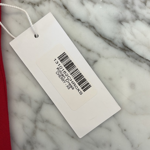 Women's‎ Reformation Killian Mini Dress with cutouts in Red, Size XS-NWT - Picture 6 of 9